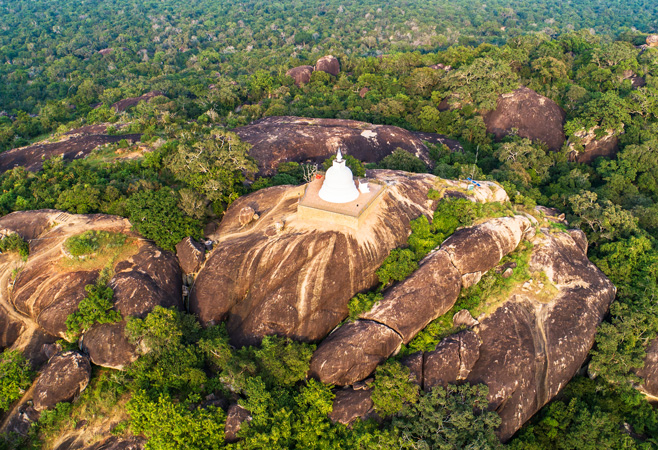 Ancient Buddhist monastery in Hambantota